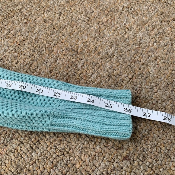Merona Knit Light Teal Sweater Size X-Small - Picture 7 of 8